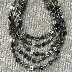 NWT Chicos multi-metal necklace